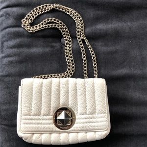 White/cream Kate Spade crossbody bag
